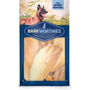 Barkworthies Natural Cow Ear Dog Chews, 12 count
