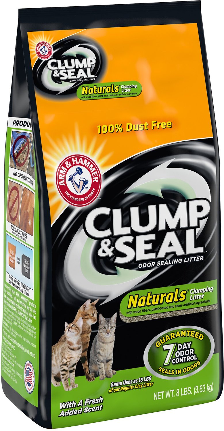 Arm & Hammer Naturals Clump & Seal Cat Litter, 8lb bag