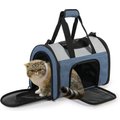 Jespet Soft-Sided Sport Dog & Cat Carrier Bag, Dark Blue, 16-in
