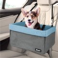 Jespet Vehicle Booster Dog Seat, 16-in, Gray/Blue