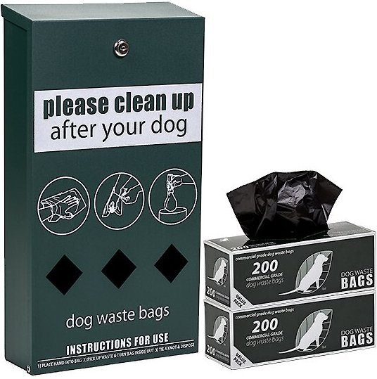 Zero Waste USA Starter Station Pet Waste Roll Bag System, 400 bags, Green slide 1 of 2