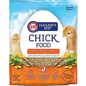 Eggland's Best 19% Protein Starter-Grower Crumbles Chick Feed, 5-lb bag