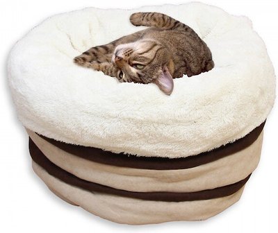 All For Paws Honey Comb Cat Bed, Tan, slide 1 of 1