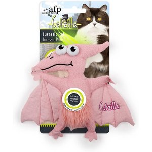 All For Paws Catzilla Jurassic Pal Cat Toy, Character Varies
