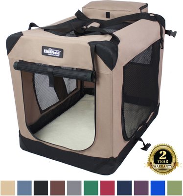 EliteField 3-Door Collapsible Soft-Sided Dog Crate, slide 1 of 1