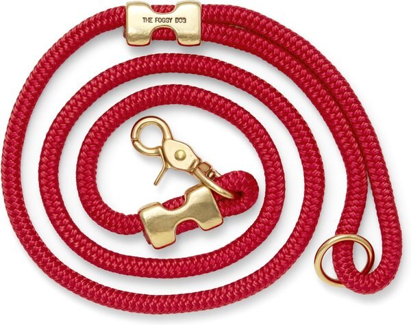 The Foggy Dog Ruby Marine Rope Dog Leash, 6-ft long, 3/8-in wide slide 1 of 4