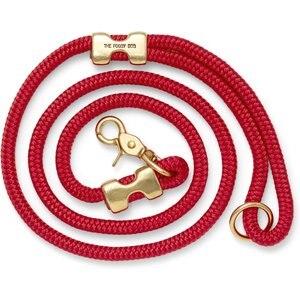 The Foggy Dog Ruby Marine Rope Dog Leash, 6-ft long, 3/8-in wide