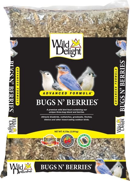 Wild Delight Bugs N' Berries Wild Bird Food, 4.5-lb bag slide 1 of 8