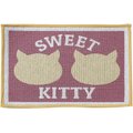 PetRageous Designs Sweet Kitty Tapestry Cat Placemat, 19-in