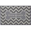 PetRageous Designs Bone Appetit Tapestry Dog Placemat, 19-in