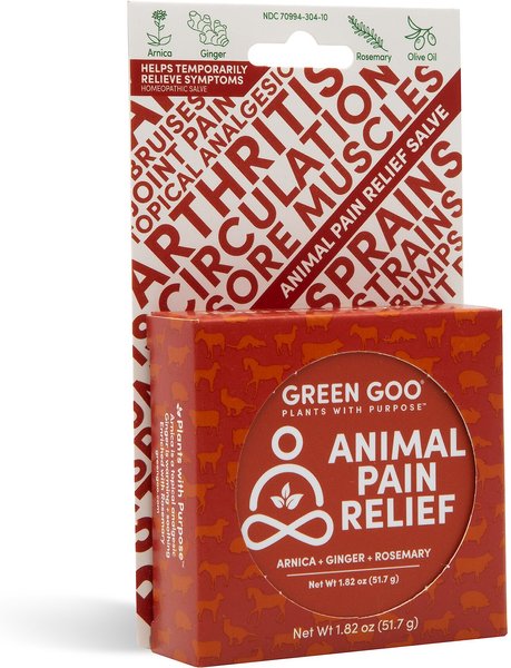 Green Goo Animal Pain Relief Homeopathic Medicine for Pain for Dogs, 1.82-oz tin slide 1 of 2