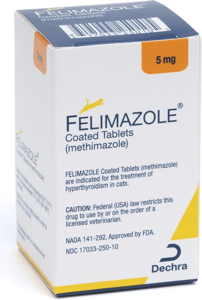 Felimazole Tablets for Cats, 5-mg, 1 tablet slide 1 of 7