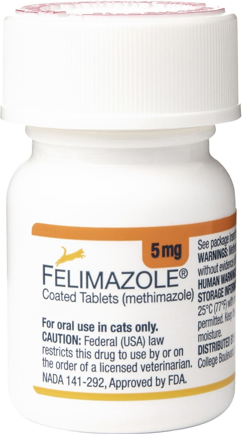 Felimazole Tablets for Cats, 5mg, 1 tablet