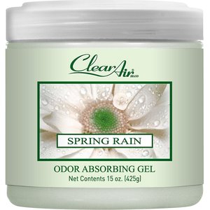 Clear Air Odor Spring Rain Absorbing Solid Gel, 15-oz jar