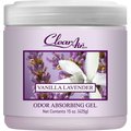 Clear Air Odor Vanilla Lavender Absorbing Solid Gel, 15-oz jar