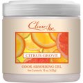 Clear Air Odor Citrus Grove Absorbing Solid Gel, 15-oz jar