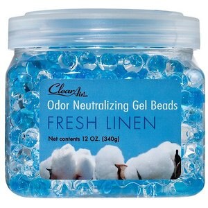 Clear Air Fresh Linen Neutralizing Gel Beads, 12-oz jar