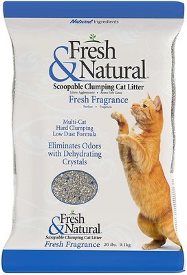 Fresh & Natural Scented Clumping Clay Cat Litter, slide 1 of 1