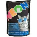 NEON Litter Unscented Clumping Crystal Cat Litter, 4-lb bag, Blue