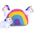 ZippyPaws Unicorns in Rainbow Zippy Burrow Dog Toy