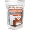 Project Paws Bully Sticks Dog Chews, 6 count