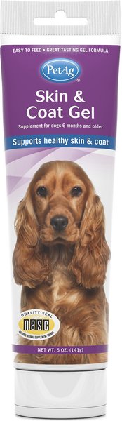 PetAg Gel Skin & Coat Supplement for Dogs, 5-oz tube slide 1 of 1