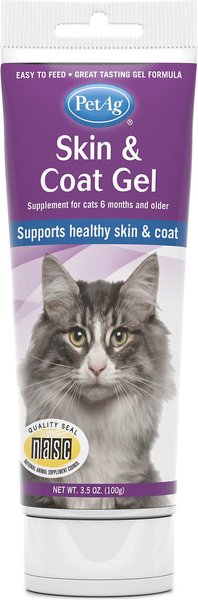 PetAg Gel Skin & Coat Supplement for Cats, 3.5-oz tube slide 1 of 1