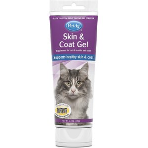 PetAg Gel Skin & Coat Supplement for Cats, 3.5-oz tube
