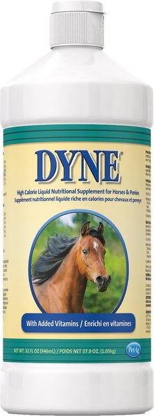 PetAg Dyne High Calorie Vanilla Flavor Liquid Horse Supplement, 32-oz bottle slide 1 of 1
