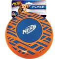 Nerf Dog Flyer Force Grip Disc Dog Toy, 10-in