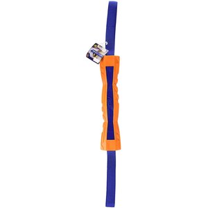 Nerf Dog Mega Tuff TPR Foam Competition Stick Dog Toy, 12-in, Blue/Orange