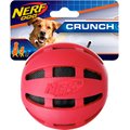 Nerf Dog Crunch Checker Ball Dog Toy, Red