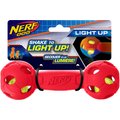 Nerf Dog LED Bash Barbell Dog Toy, 7-in