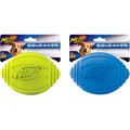 Nerf Dog Squeaker Ridged Football Dog Toy, 7-in, 2 count