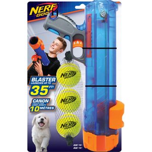 Nerf Dog Tennis Ball Translucent Blaster Dog Toy Kit