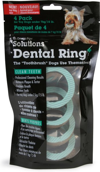 Omega Paw Dental Ring Dog Chew Toy slide 1 of 1