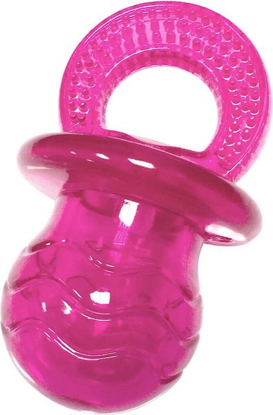 fouFIT Paci Chew Pacifier Squeaky Dog Toy, Pink, Large slide 1 of 1