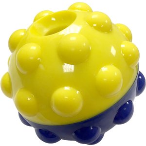 fouFIT Bumper Treat Dispensing Ball Dog Toy, Large