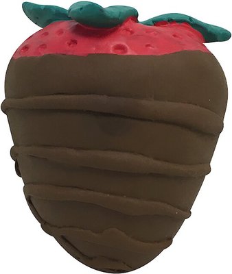 fouFIT Strawberry Dessert Squeaky Dog Chew Toy, slide 1 of 1