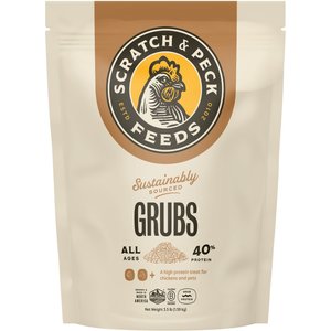 Scratch & Peck Feeds Cluckin' Good Grubs Poultry Treats, 3.5-lb bag