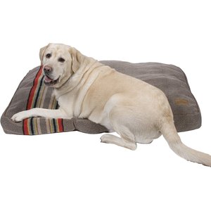 Pendleton Yakima Camp Pillow Dog Bed w/Removable Cover, Umber, X-Large