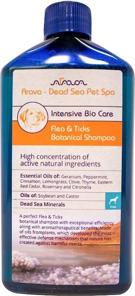 Arava Dead Sea Pet Spa Flea & Ticks Botanical Adult Dog Shampoo, 13.5-oz bottle slide 1 of 4