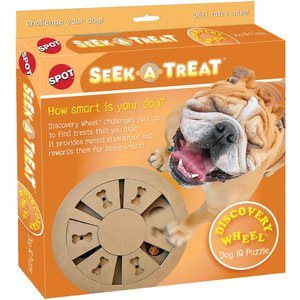Ethical Pet Seek-A-Treat Discovery Wheel Puzzle Dog Toy