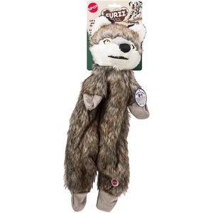 Ethical Pet Furzz Wolf Squeaky Plush Dog Toy, 20-in