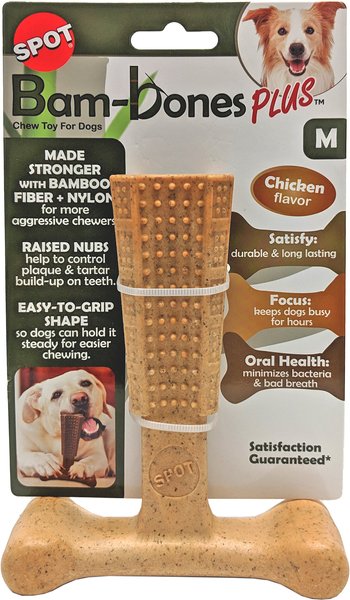 Ethical Pet Bam-bones Plus Chicken Tough Dog Chew Toy, 6-in slide 1 of 1