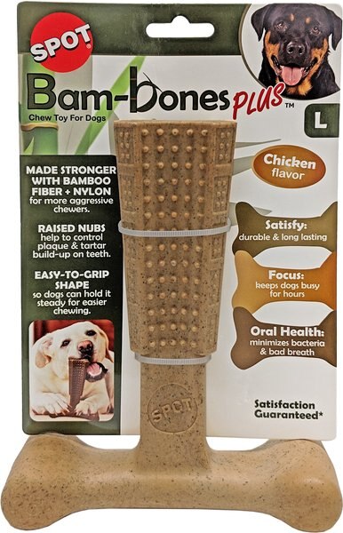 Ethical Pet Bam-bones Plus Chicken Tough Dog Chew Toy, 7-in slide 1 of 1