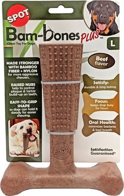 Ethical Pet Bam-bones Plus Beef Tough Dog Chew Toy, slide 1 of 1
