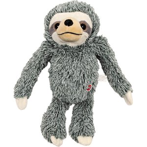 Ethical Pet Fun Sloth Squeaky Plush Dog Toy, Color Varies, 13-in