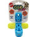 Ethical Pet Geo Play Dual Textured Jack Squeaky Dog Chew Toy, Color Varies, 2.5-in