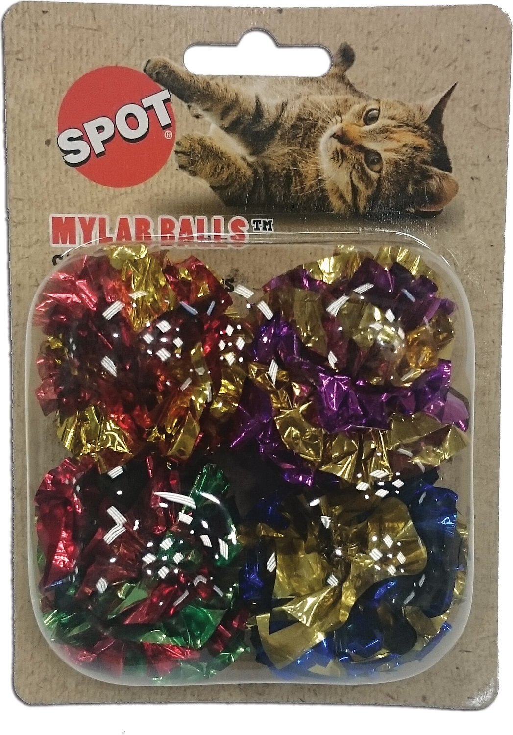 mylar cat toys